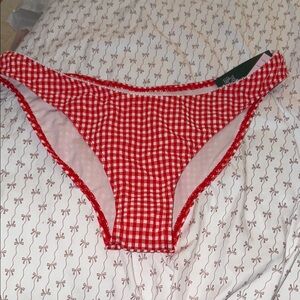 Wild Fable Red Gingham Bikini Bottom